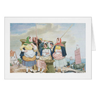 Mercado de pescados por el mar, c.1860 (aceite en