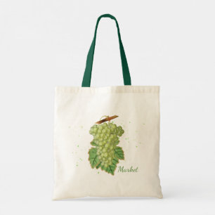 Mercado de uva verde para la bolsa