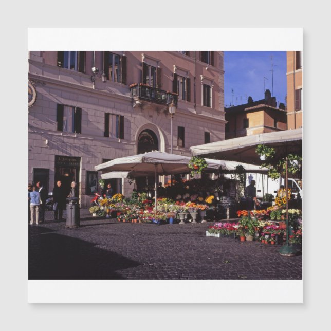 Mercado del puesto de flores Roma (Anverso)