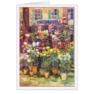 Mercado italiano de la flor de Maurice Prendergast