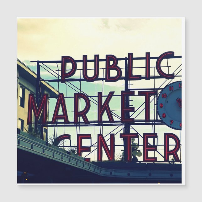 Mercado Pikes Place de Seattle (Anverso)