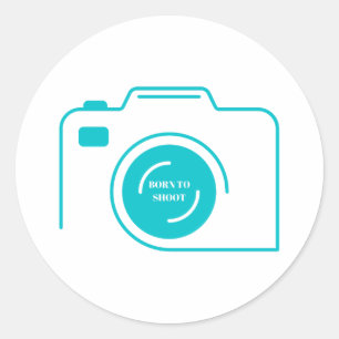 Mercancía de Fotógrafo Pegatinas Nacido para Dis