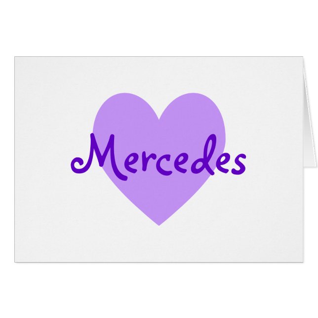 Mercedes en morado (Anverso (Horizontal))