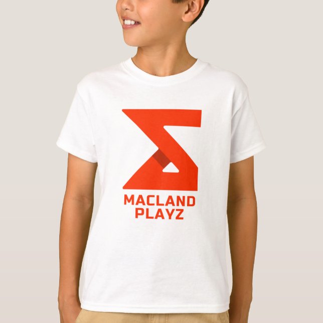 Merch Oficial de Macland Playz Unisex Camiseta Bla (Anverso)
