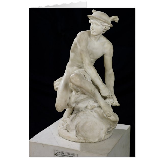 Mercurio atando sus sandalias aladas, 1744 (Frente)