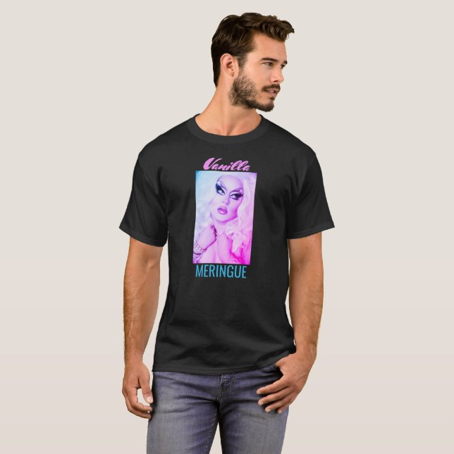 Merengue de la vainilla - camisa de neón (Anverso completo)