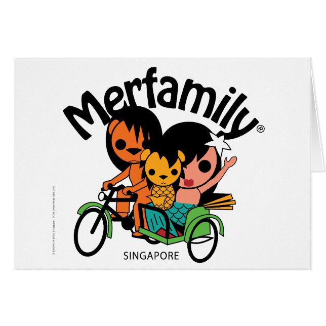 MERFAMILY® Singapore Trishaw (Anverso (Horizontal))