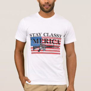 Merica apenó la camisa h G del rifle