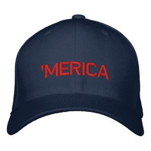 'MERICA Embroidered Gorra