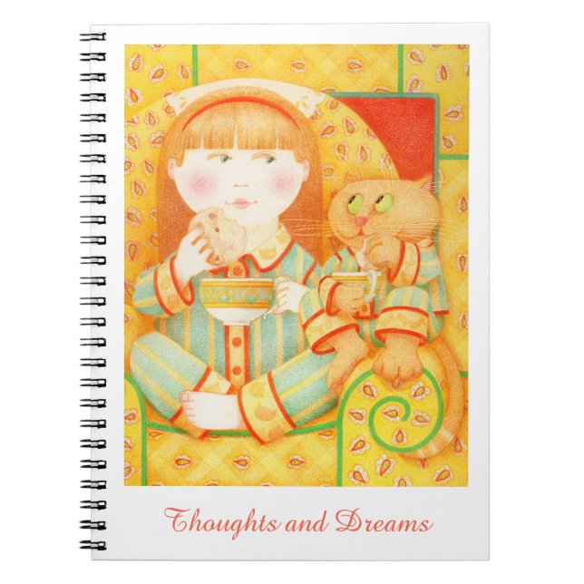MERIENDA ANTES DE DORMIR Cuaderno 6.5x8.75 (Frente)