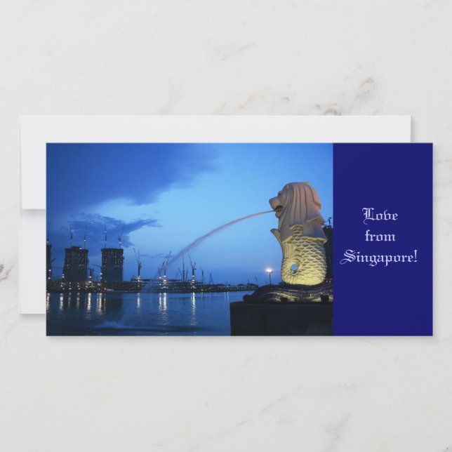 ¡Merlion, amor desde Singapur! (Anverso)