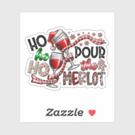 Merlot Navidades Viny Pegatina