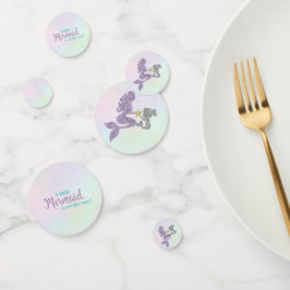 Mermaid Baby Shower Confetti