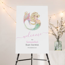 Mermaid Baby Shower dulce madre para ser