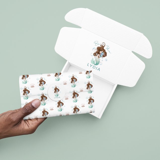 Mermaid Be Tejer Papel (Empower someone special to be themselves with this mermaid, "Be you" tissue paper! )