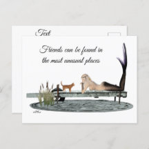 Mermaid En La Postales De Bocadillo