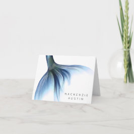 Mermaid Glam Tail | Personalizado Dusty Ice Blue L