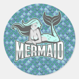 MERMAID PEGATINA chica"