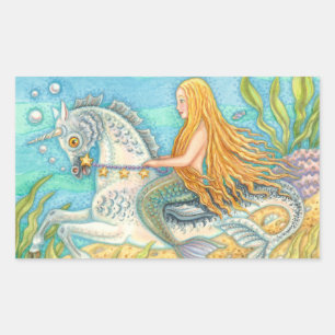 Mermaid & Sea Stallion, PEGATINAS de MERHORSE UNIC