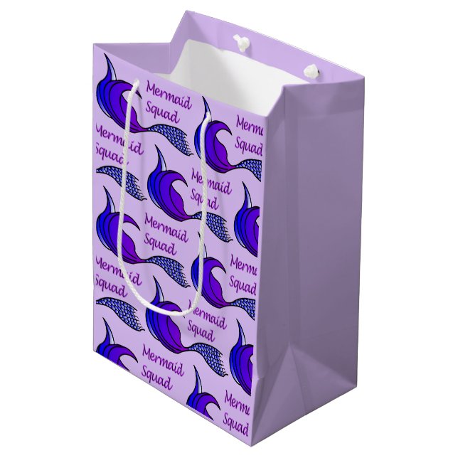 Mermaid Squad Purple bolsa de regalo (Angulo Anverso)