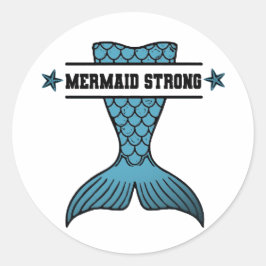 Mermaid Strong pegatinas