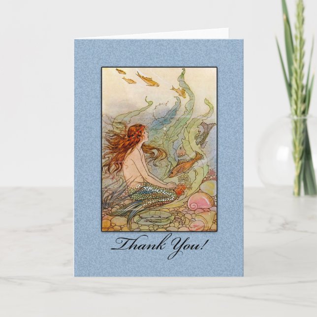 Mermaid - Tarjeta de agradecimiento a la Sirena en (Anverso)