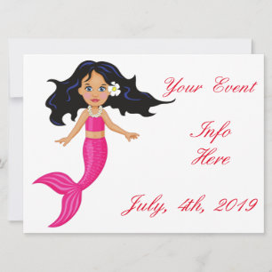 Mermaid Thunder_Cove de cola rosa
