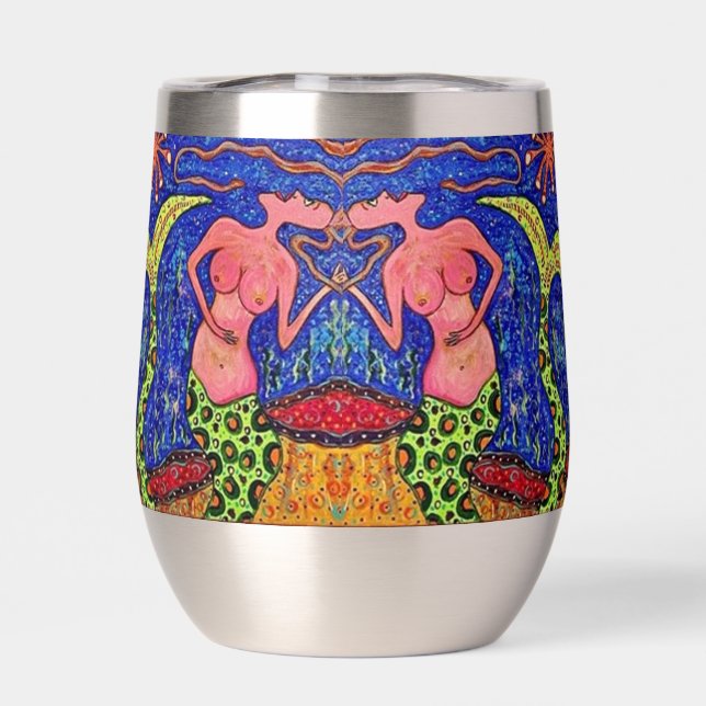 Mermaid Wine Tumbler (Trasero)