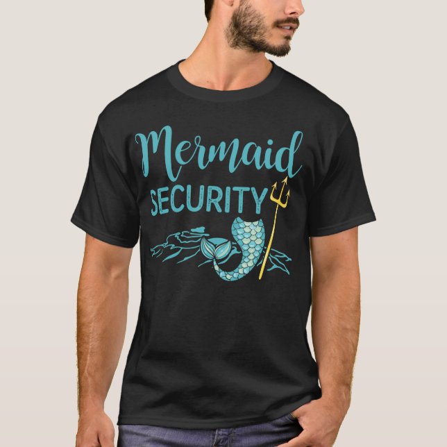Merman Shirt Gracioso regalo de camiseta de seguri (Anverso)