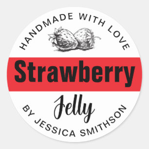 Mermelada de Fresa Casera etiqueta STRAW03rd