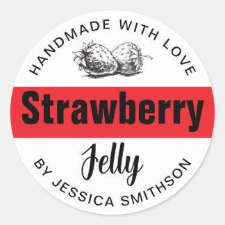 Mermelada de Fresa Casera etiqueta STRAW03rd