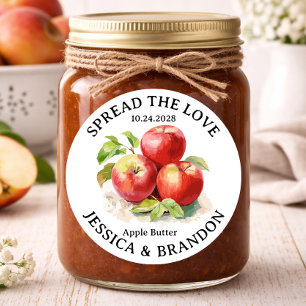 Mermelada de manzana con mantequilla etiqueta APP0