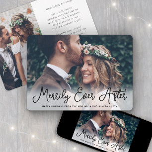 Merrily Ever After Recién Casados 1er Navidad 2 Fo