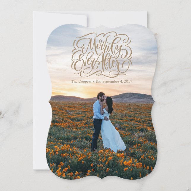 Merrily siempre después de la tarjeta de vacacione (Anverso)