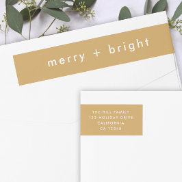 Merry + Bright | Dirección de los Navidades Ocher 