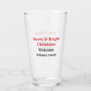 Merry Bright Navidades agregan nombre de familia a