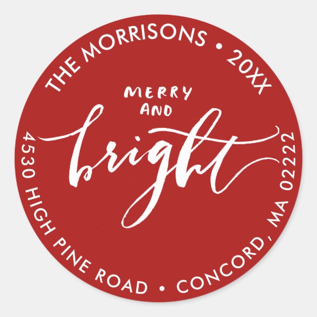 Merry Bright Navidades se dirigen al Sello para so (Anverso)