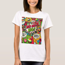 Merry & Bright Pop Art - Audaces camisetas de Navi