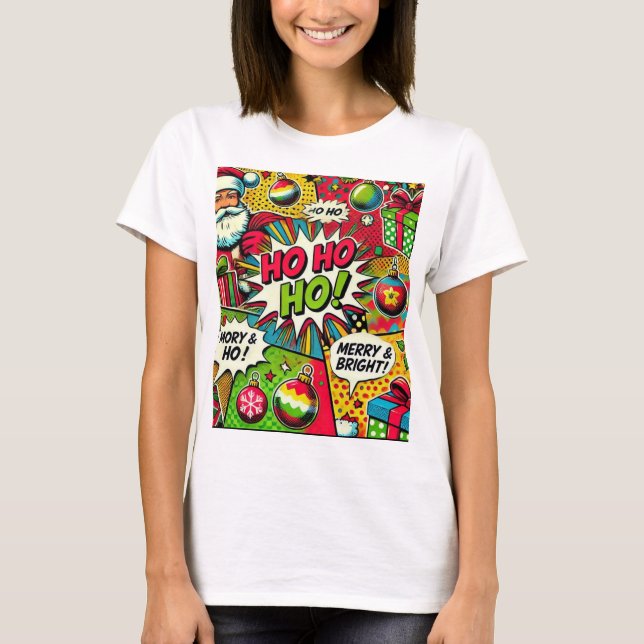 Merry & Bright Pop Art - Audaces camisetas de Navi (Anverso)