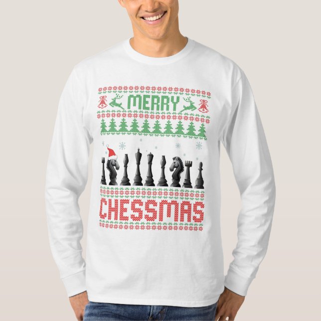 Merry Chessmas Funny Chess christmas Ugly Sweater (Anverso)