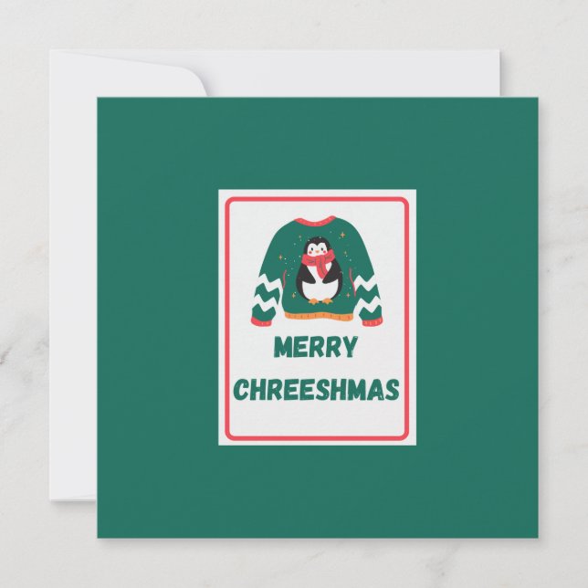 Merry Chreeshmas Penguin Sweater (Anverso)