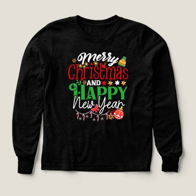 Merry Christmas And Happy New Year-67342 T-Shirt (Diseño frontal)