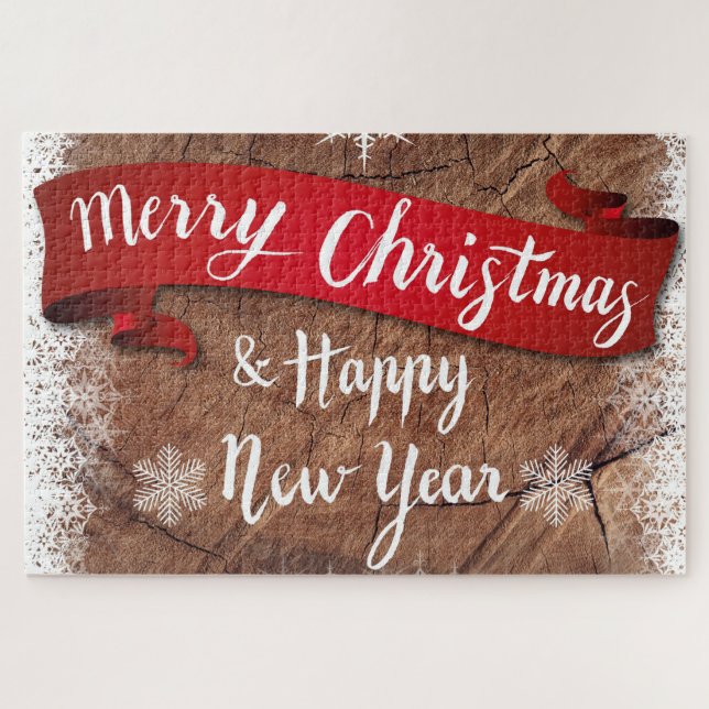 Merry Christmas Ball Puzzle (Horizontal)