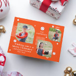 Merry Christmas Béisbol Sport 3 Photo Name<br><div class="desc">Ferry Christmas Baseball Sport 3 Photo Family Name Las tarjetas de Navidades modernas presentan un collage de fotos de tres de tus fotos favoritas con el texto "Deseándote una Feliz Navidad... y un gran año nuevo de los islamistas" en elegante escritura blanca. Personalice editando el texto en los cuadros de...</div>