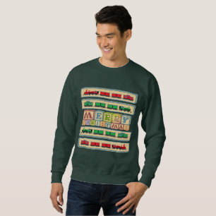 Merry Christmas Block Fiesta Sweater