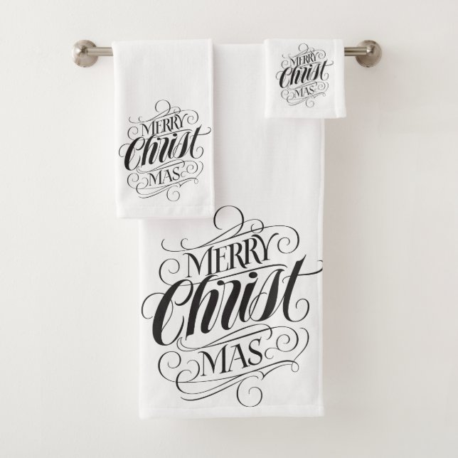 Merry CHRISTmas Christian Calligraphy Script (In situ)