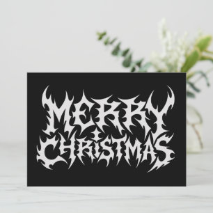 Merry Christmas Death Metal Rock Navidad Dark Meta