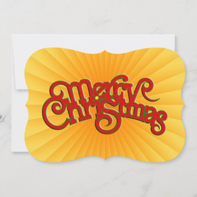 MERRY CHRISTMAS - diseño de texto de navidad vinta (Anverso)
