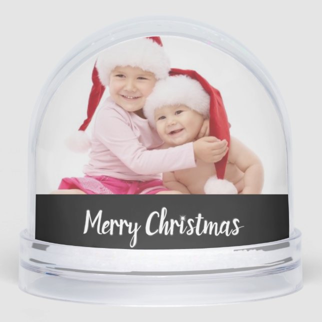 Merry Christmas Double Photo (black/white) (Anverso)