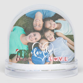 Merry Christmas Family Love Typography 2 photo